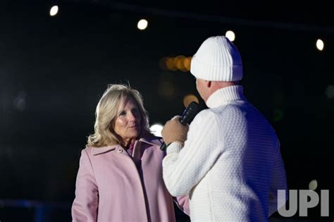 Jill Biden unveils holiday ice rink at White House